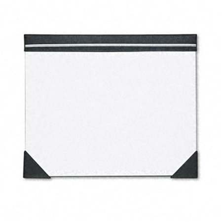 HOUSE OF DOOLITTLE House of Doolittle 45002 Executive Doodle Desk Pad  25-Sheet White Pad  Refillable  22 x 17  Black/Silver 45002